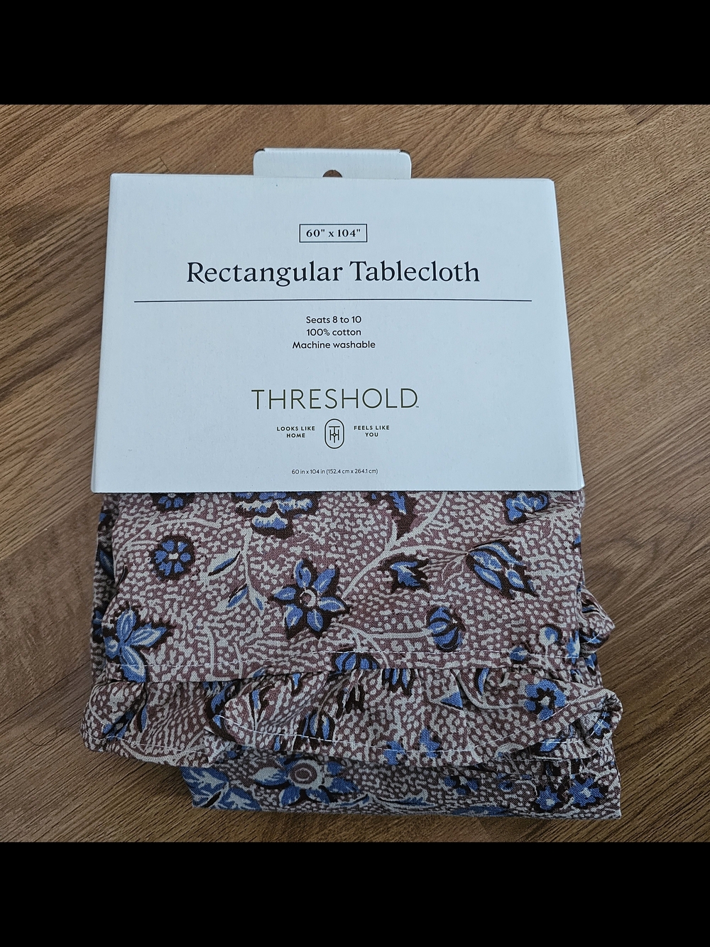 Threshold Rectangular Tablecloth Floral Print